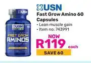 Game USN Fast Grow Amino 60 Capsules-Each offer
