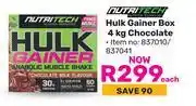 Game Nutritech Hulk Gainer Box Chocolate-4kg Each offer