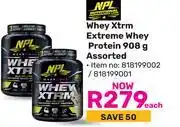 Game NPL Whey Xtrm Extreme Whey Protein Assorted-908g Each offer