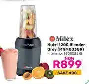 Game Milex Nutri 1200 Blender (Grey) MNM003GR offer