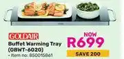 Game Goldair Buffet Warming Tray GBWT-6020 offer