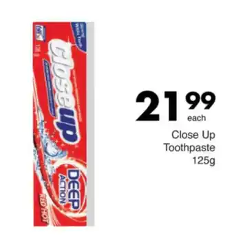 Save Close Up Toothpaste offer