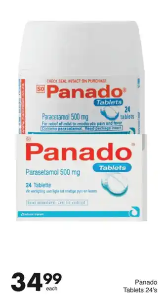 Save Panado Tablets offer