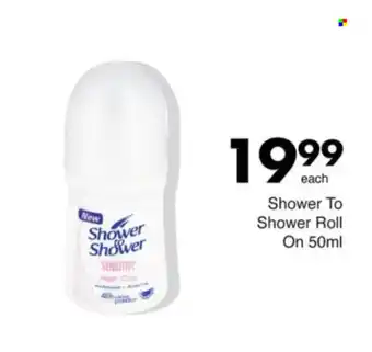 Save Shower To Shower Roll On offer