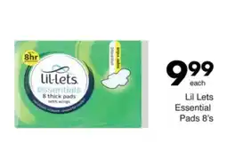 Save Lil Lets Essential Pads offer