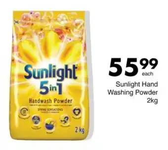 Save Sunlight Hand Washing Powder offer
