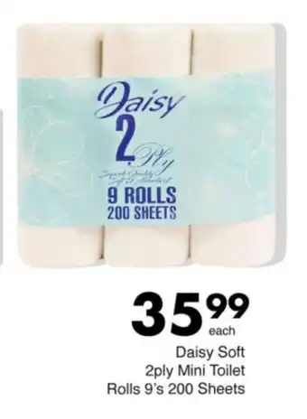 Save Daisy Soft 2ply Mini Toilet Rolls offer