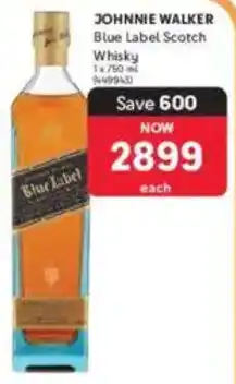 Makro JOHNNIE WALKER Blue Label Scotch Whisky offer