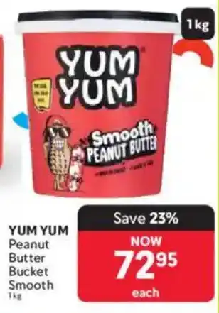 Makro YUM YUM Peanut Butter Bucket Smooth offer