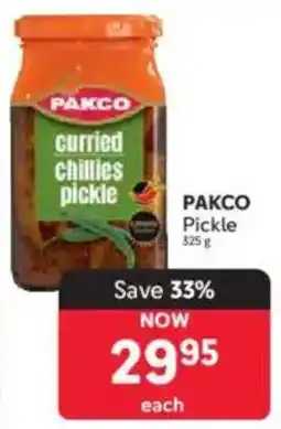 Makro PAKCO Pickle offer
