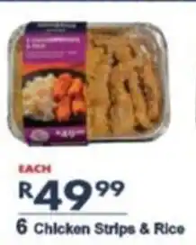 President Hyper Chicken Strips & Rice offer