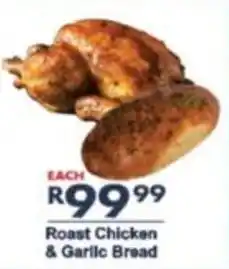 President Hyper Roast Chicken & Garlic Bread offer