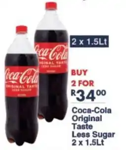 President Hyper Coca-Cola Original Taste Less Sugar offer