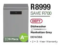 House & Home DEFY Dishwasher Manhattan Grey offer