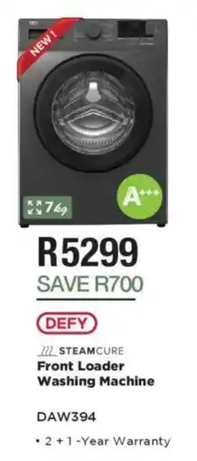 House & Home DEFY Front Loader Washing Machine offer