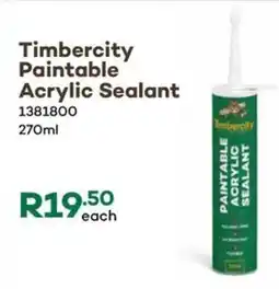 Timbercity Timbercity Paintable Acrylic Sealant offer