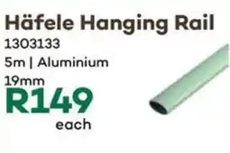 Timbercity Hafele Hanging Rail offer