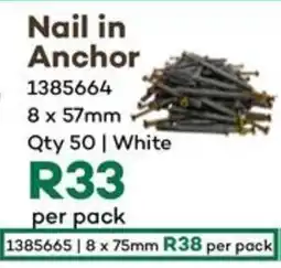 Timbercity Nail in Anchor offer