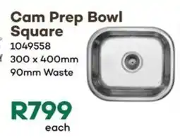 Timbercity Cam Prep Bowl Square offer