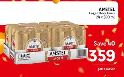 Makro AMSTEL Lager Beer Cans offer