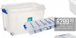 West Pack Lifestyle Clear tote or multi max 6 division organiser offer