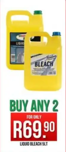 West Pack Lifestyle Liquid bleach offer