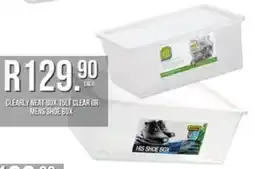 West Pack Lifestyle Clearly neat box clear or mens shoe box offer