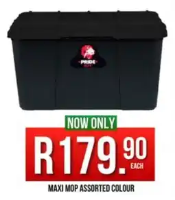 West Pack Lifestyle Maxi mop assorted colour offer