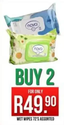 West Pack Lifestyle Nova wet wipes assorted offer