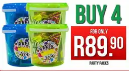 West Pack Lifestyle Party packs offer