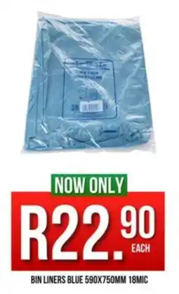 West Pack Lifestyle Bin liners blue 18mic offer