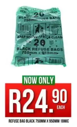 West Pack Lifestyle Refuse bag black 18mic offer