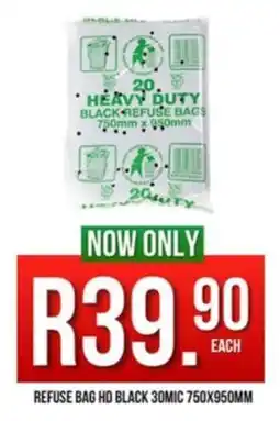 West Pack Lifestyle Refuse bag hd black 30mic offer