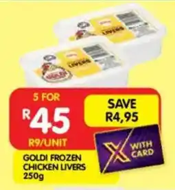 Shoprite Goldi frozen chicken livers offer