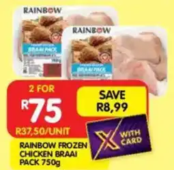 Shoprite Rainbow frozen chicken braai pack offer
