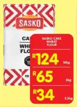 Shoprite Sasko cake wheat flour offer