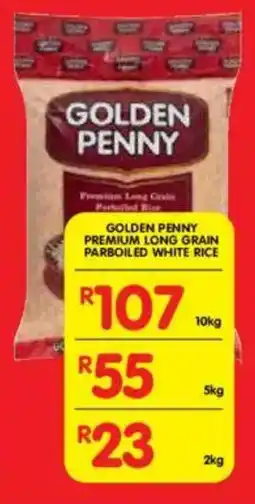 Shoprite Golden penny premium long grain parboiled white rice offer