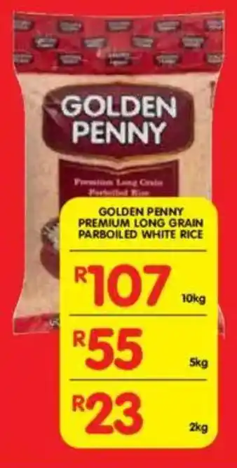 Shoprite Golden penny premium long grain parboiled white rice offer