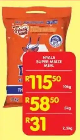 Shoprite Nyala super maize meal offer