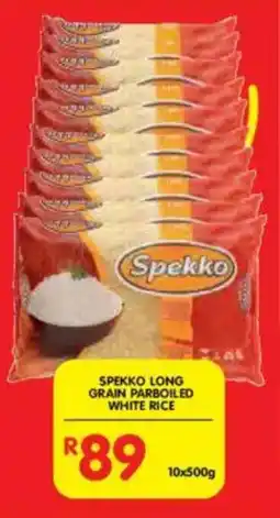 Shoprite Spekko long grain parboiled white rice offer