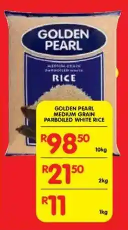 Shoprite Golden pearl medium grain parboiled white rice offer