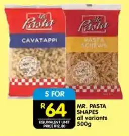 Shoprite Mr. pasta shapes all variants offer