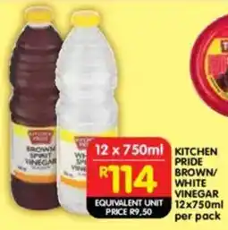 Shoprite Kitchen pride brown/ white vinegar offer