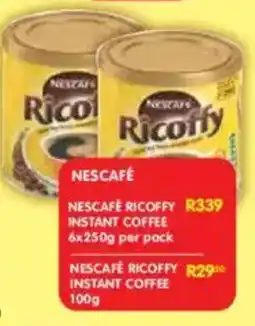 Shoprite Nescafe ricoffy instant coffee offer