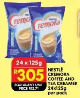 Shoprite Nestlé cremora coffee and tea creamer offer