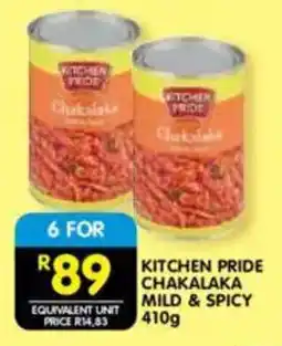 Shoprite Kitchen pride chakalaka mild & spicy offer