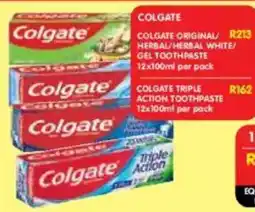 Shoprite Colgate original/ herbal/ herbal white/ gel toothpaste offer