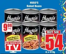 Boxer Superstores HUGO'S Baked Beans offer