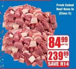 Boxer Superstores Fresh Cubed Beef Bone In offer