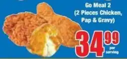 Go Meal 2 Chicken, Pap & Gravy